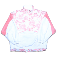 Vintage Pattern Q-Zip Fleece XLarge - Double Double Vintage