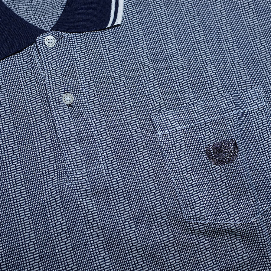 Vintage Pattern Polo XLarge - Double Double Vintage