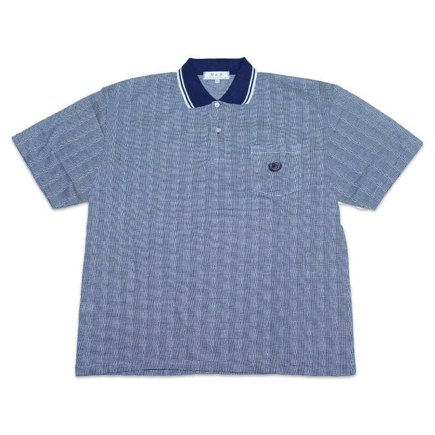 Vintage Pattern Polo XLarge - Double Double Vintage