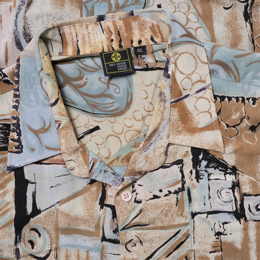 Vintage Pattern Shirt XXL