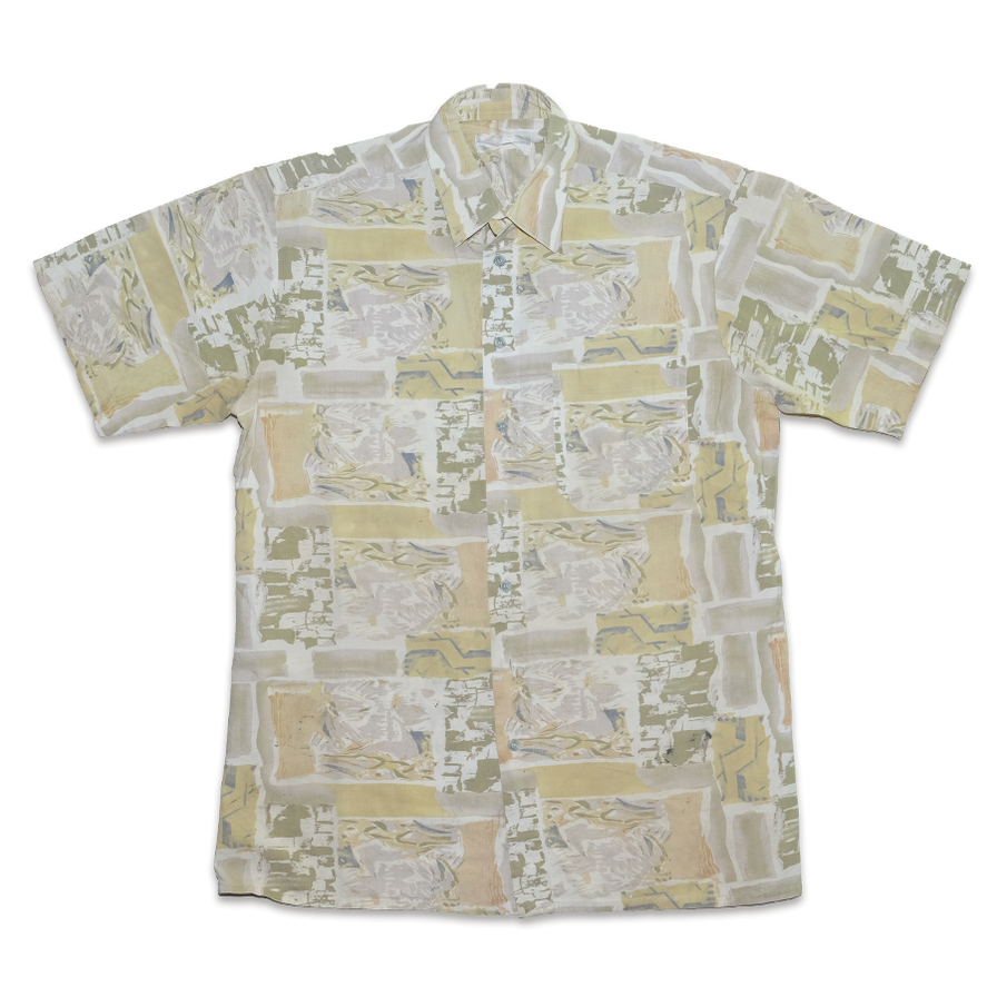 Vintage Pattern Shirt Large / XLarge - Double Double Vintage
