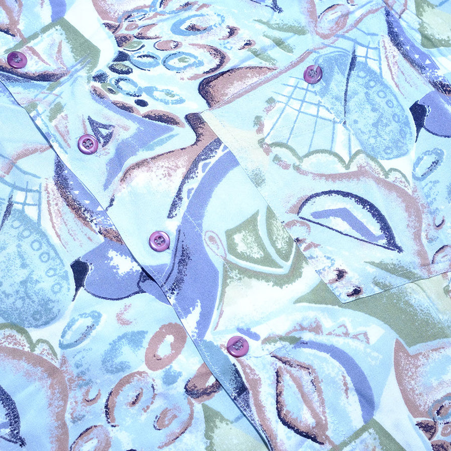 Vintage Pattern Shirt Large - Double Double Vintage
