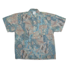 Vintage Pattern Floral Shirt Large - Double Double Vintage