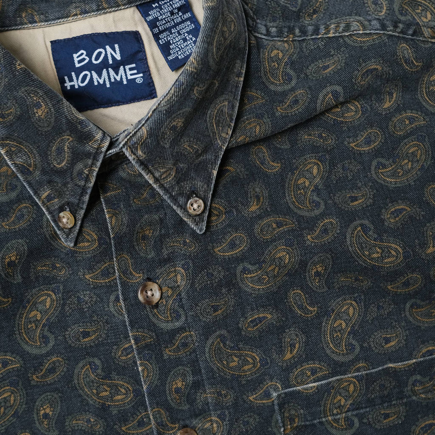 Vintage Paisley Pattern Shirt Medium / Large