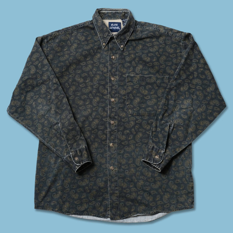 Vintage Paisley Pattern Shirt Medium / Large