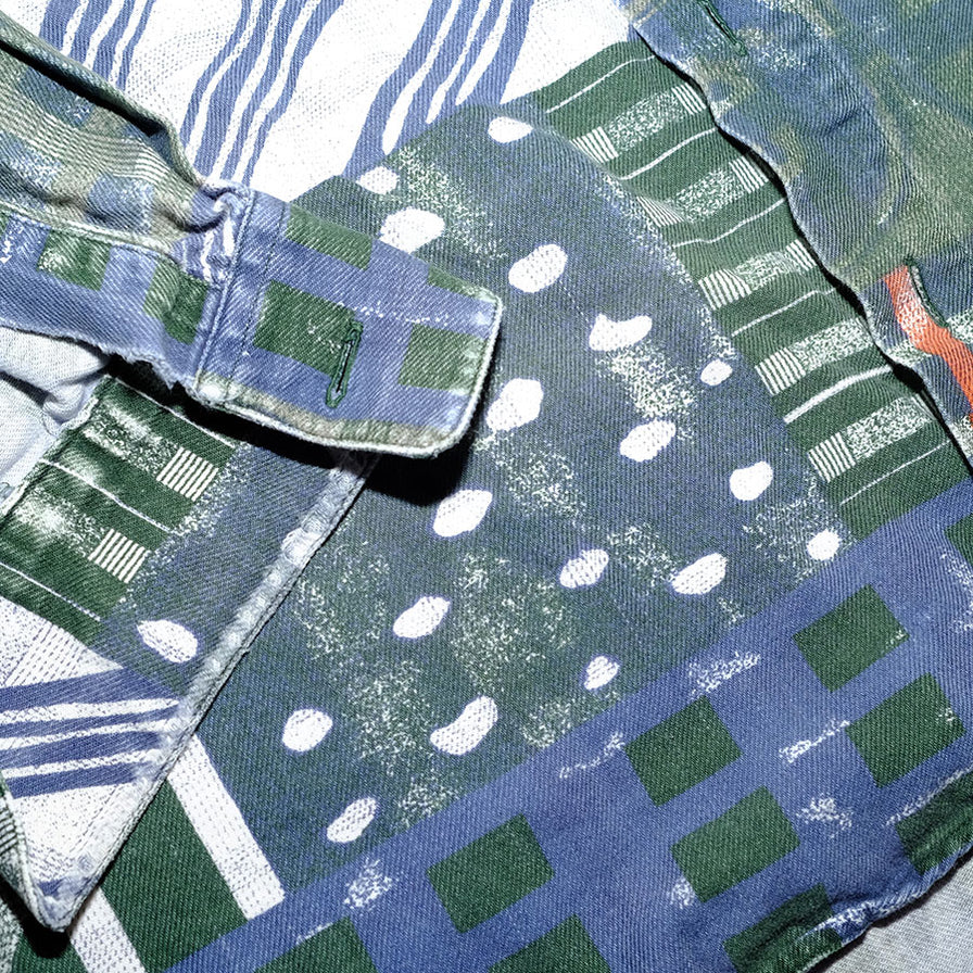 Vintage Flannell Pattern Shirt Large - Double Double Vintage