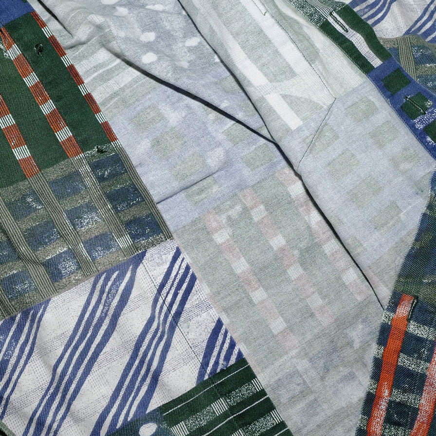 Vintage Flannell Pattern Shirt Large - Double Double Vintage