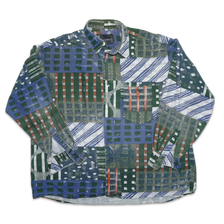 Vintage Flannell Pattern Shirt Large - Double Double Vintage