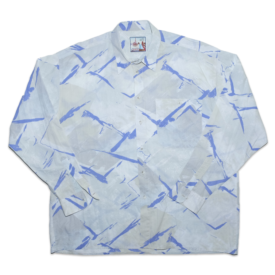 Vintage Pattern Shirt XLarge - Double Double Vintage