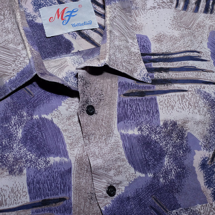 Vintage Pattern Shirt Large - Double Double Vintage