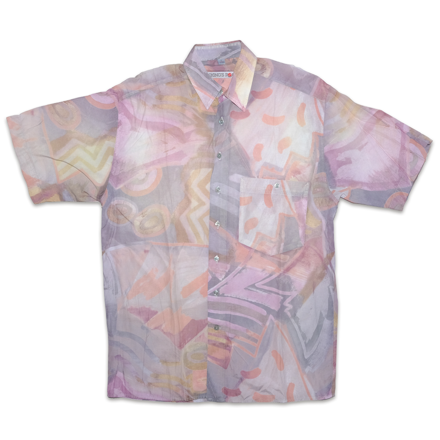 Vintage Pattern Shirt Small / Medium - Double Double Vintage