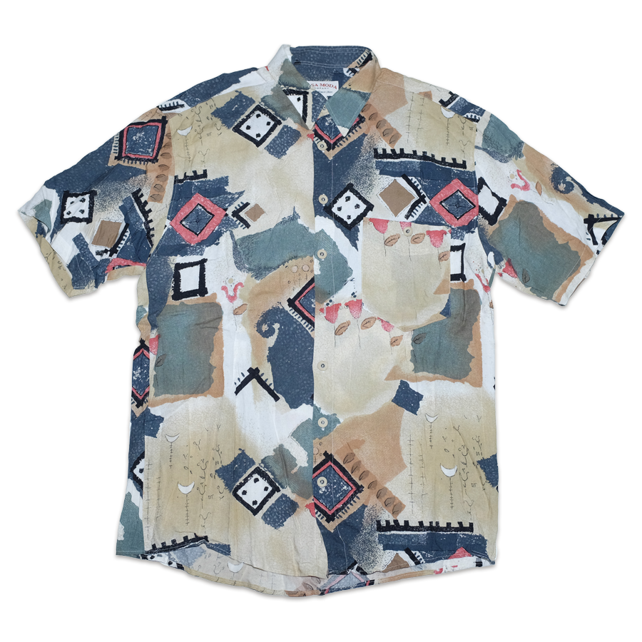 Vintage Pattern Shirt XLarge | Double Double Vintage