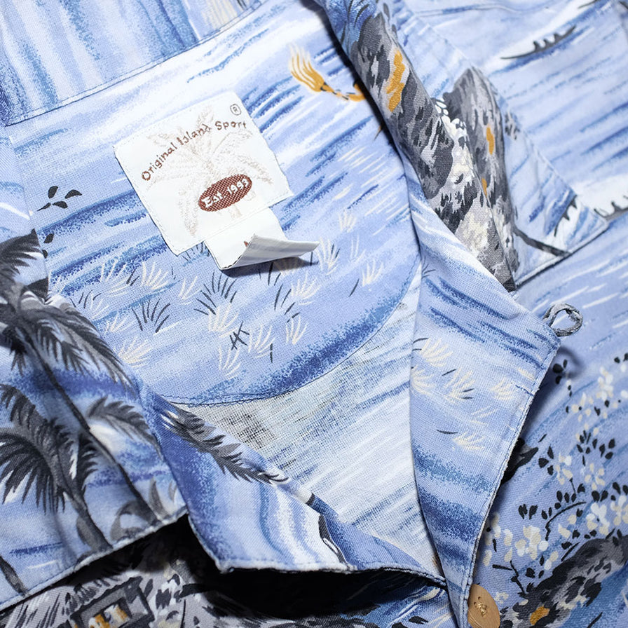 Vintage Ocean Shirt Large - Double Double Vintage