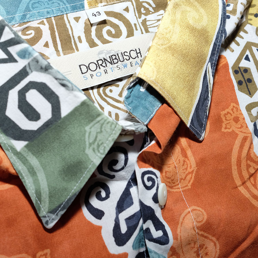 Vintage Pattern Shirt XLarge - Double Double Vintage