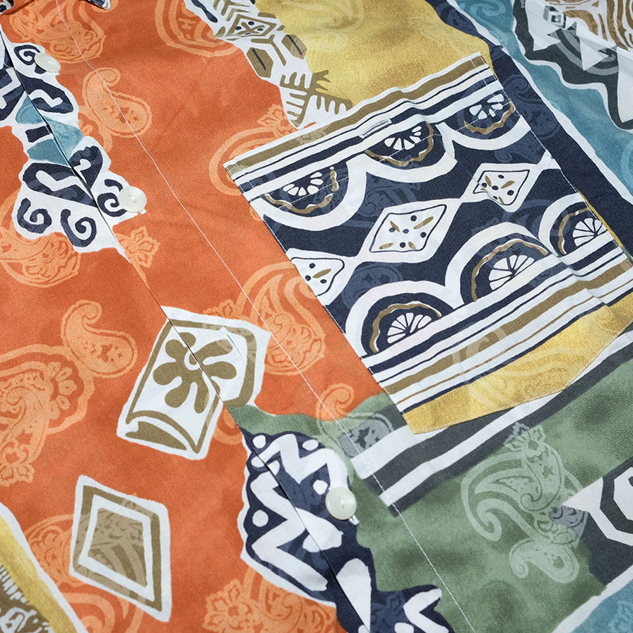 Vintage Pattern Shirt XLarge - Double Double Vintage