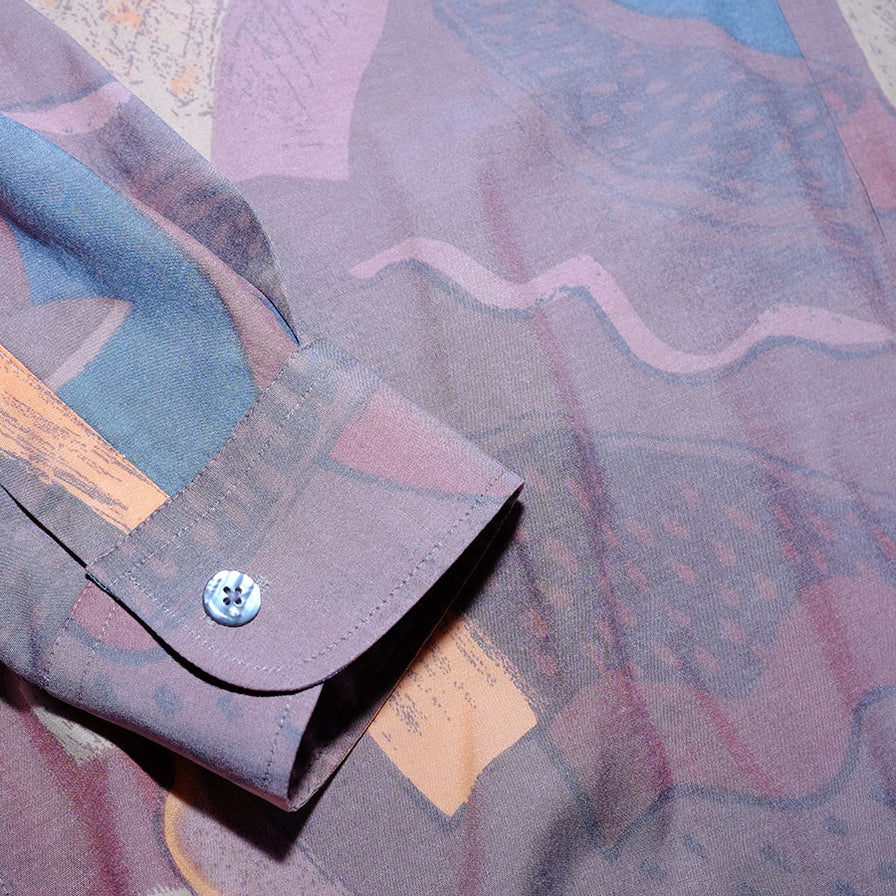 Vintage Pattern Shirt XLarge - Double Double Vintage