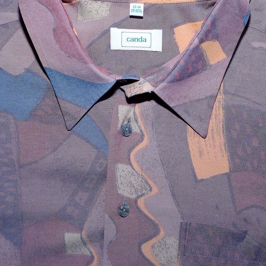 Vintage Pattern Shirt XLarge - Double Double Vintage