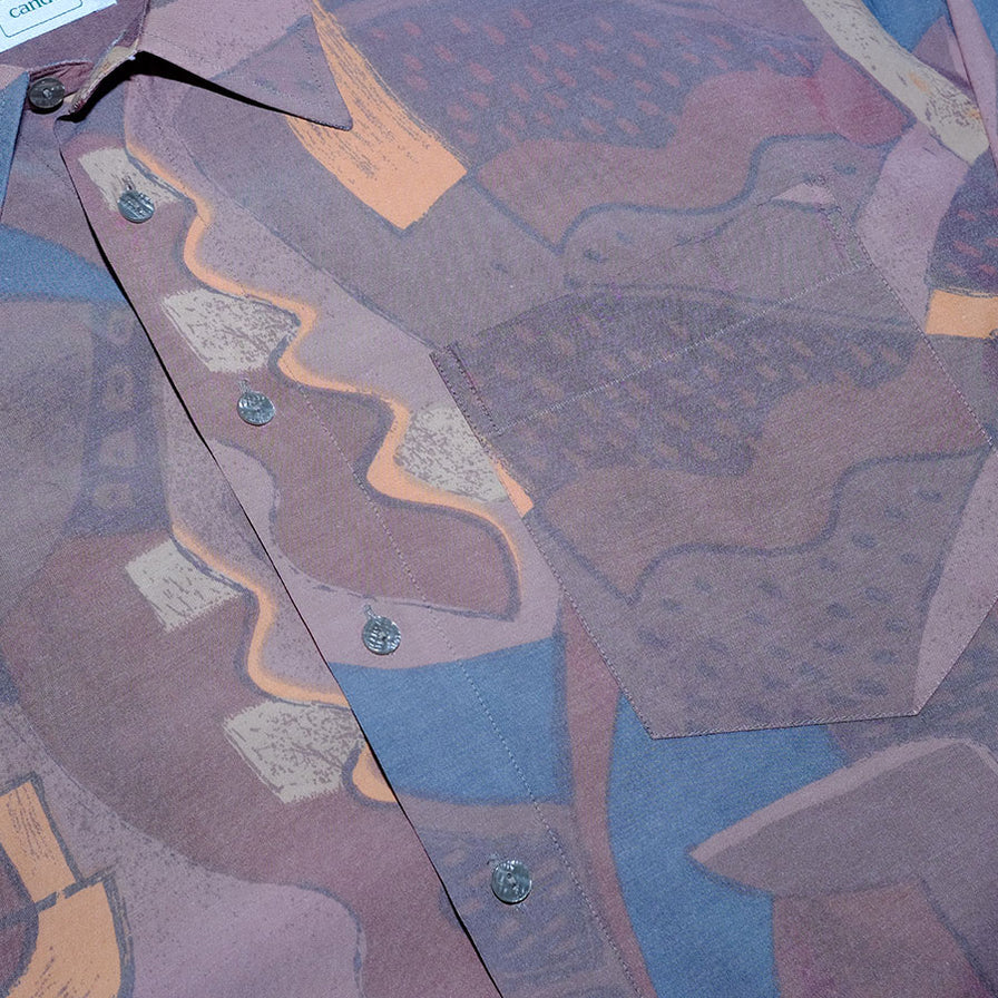 Vintage Pattern Shirt XLarge - Double Double Vintage