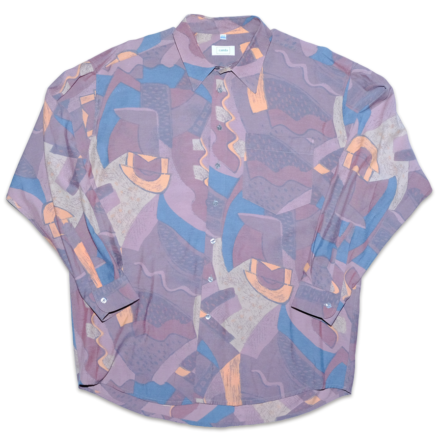 Vintage Pattern Shirt XLarge - Double Double Vintage