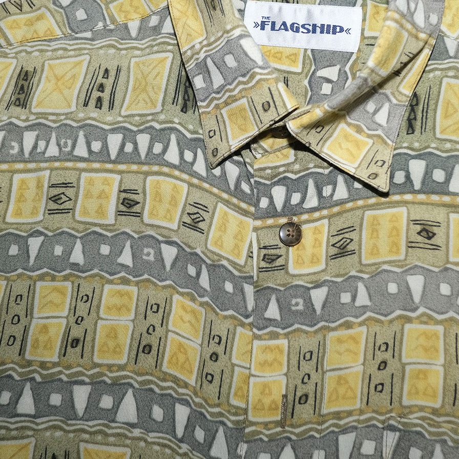 Vintage Pattern Shirt Large - Double Double Vintage