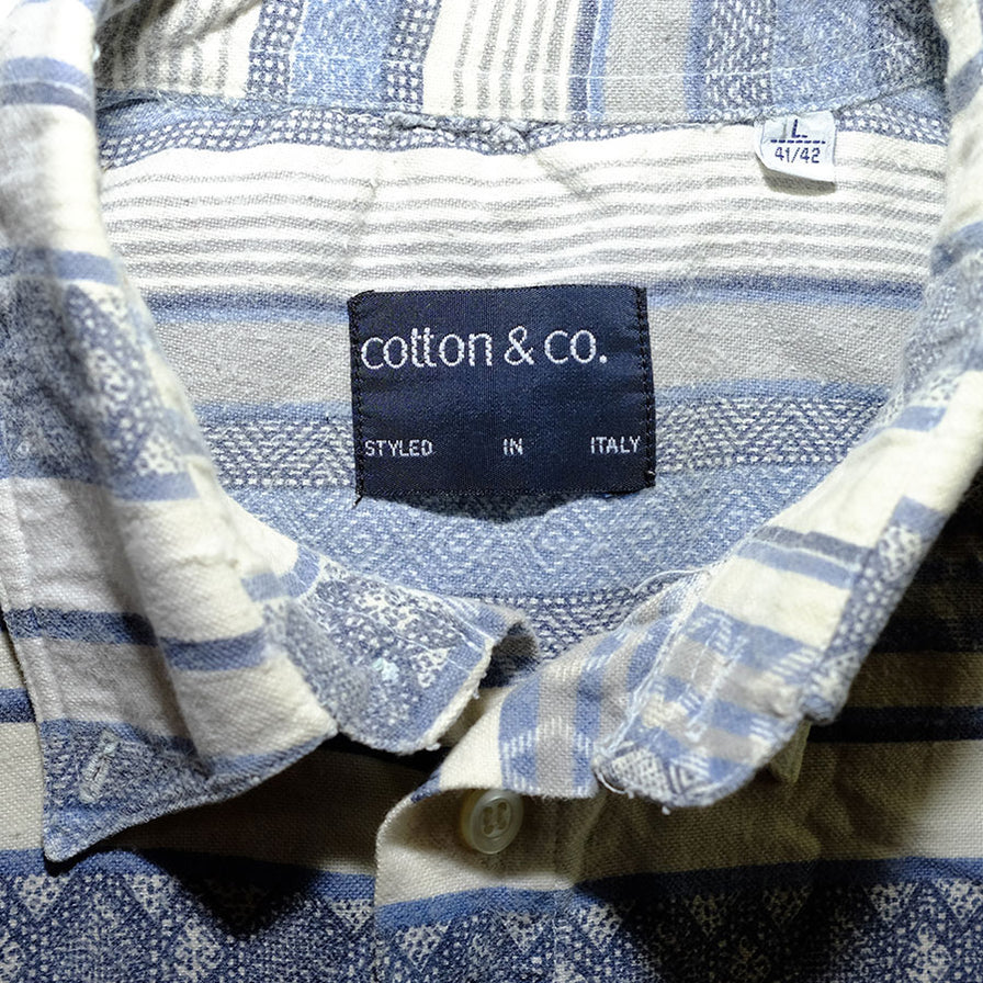 Vintage Flannell Pattern Shirt Medium - Double Double Vintage