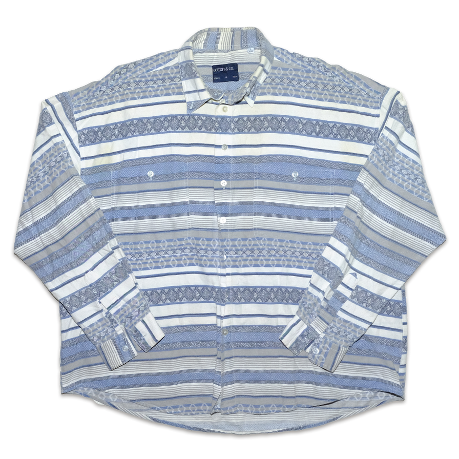 Vintage Flannell Pattern Shirt Medium - Double Double Vintage