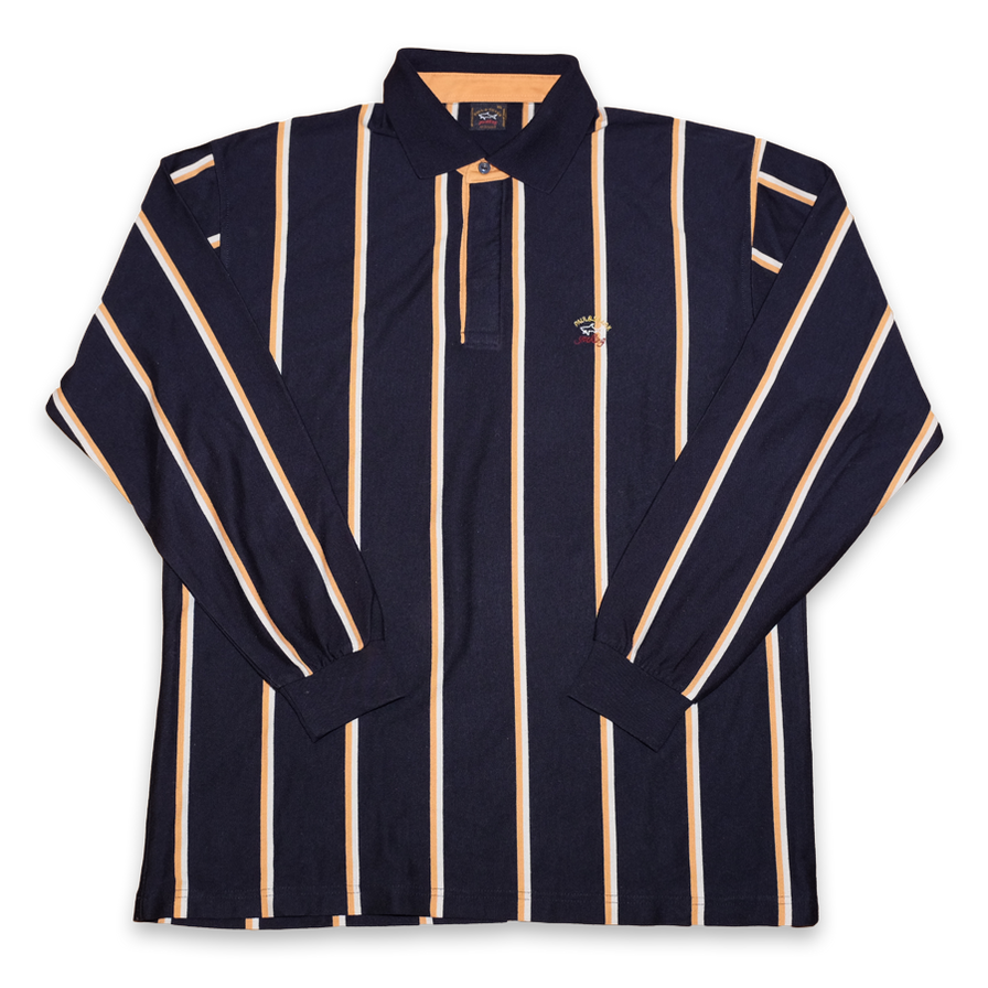 Paul & Shark Long Polo XLarge - Double Double Vintage
