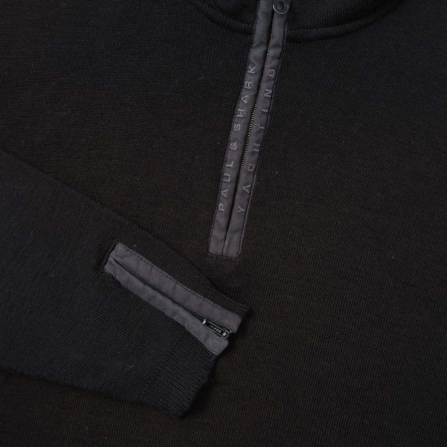 Vintage Paul Shark Q-Zip Sweater XLarge
