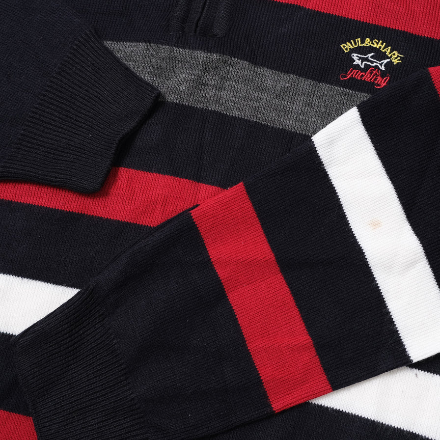 Vintage Paul Shark Q-Zip Sweater XLarge / XXL