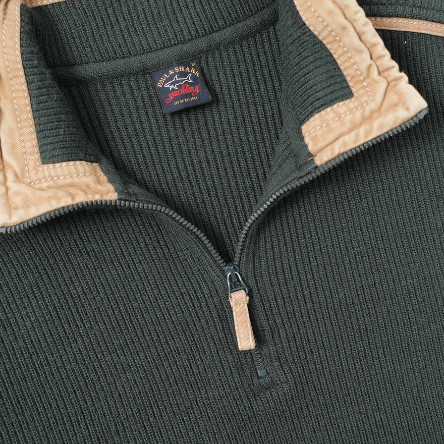 Vintage Paul & Shark Q-Zip Sweater Medium