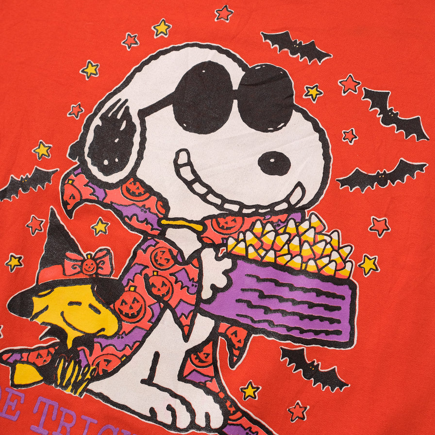 Vintage Snoopy Halloween Sweater Medium