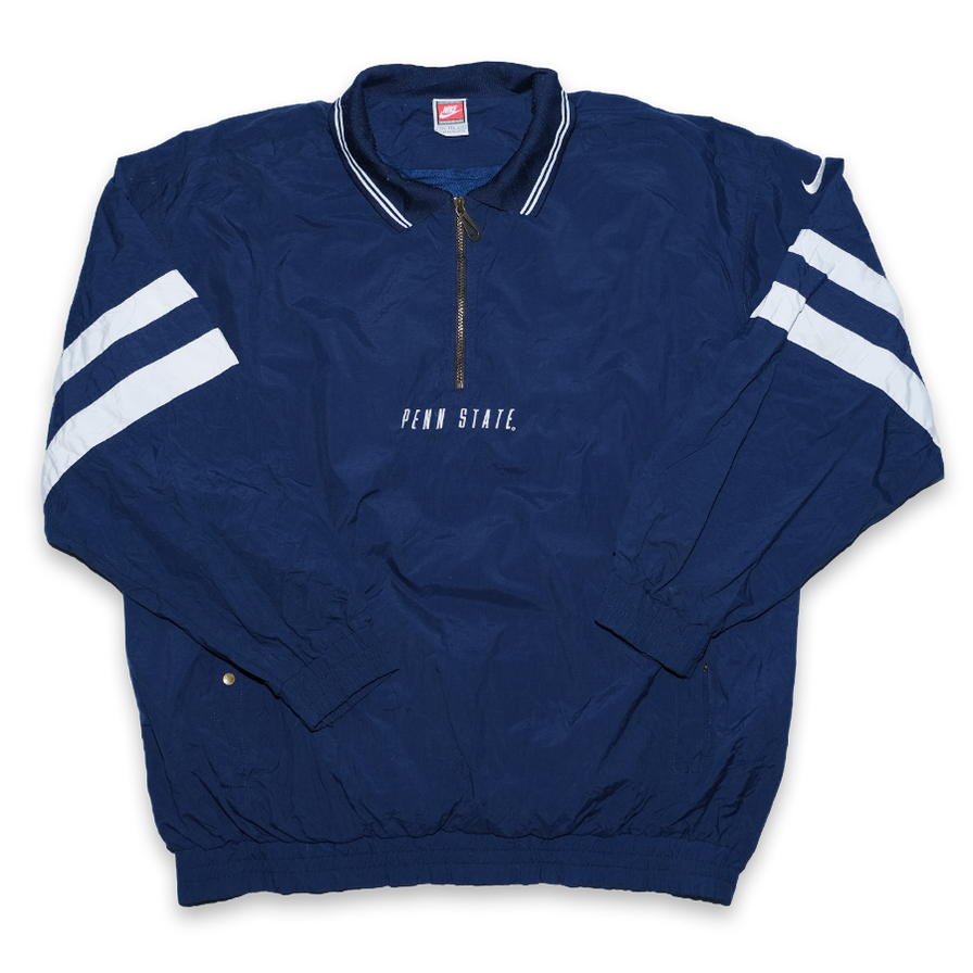 Vintage Nike Penn State Q-Zip Windbreaker XXL