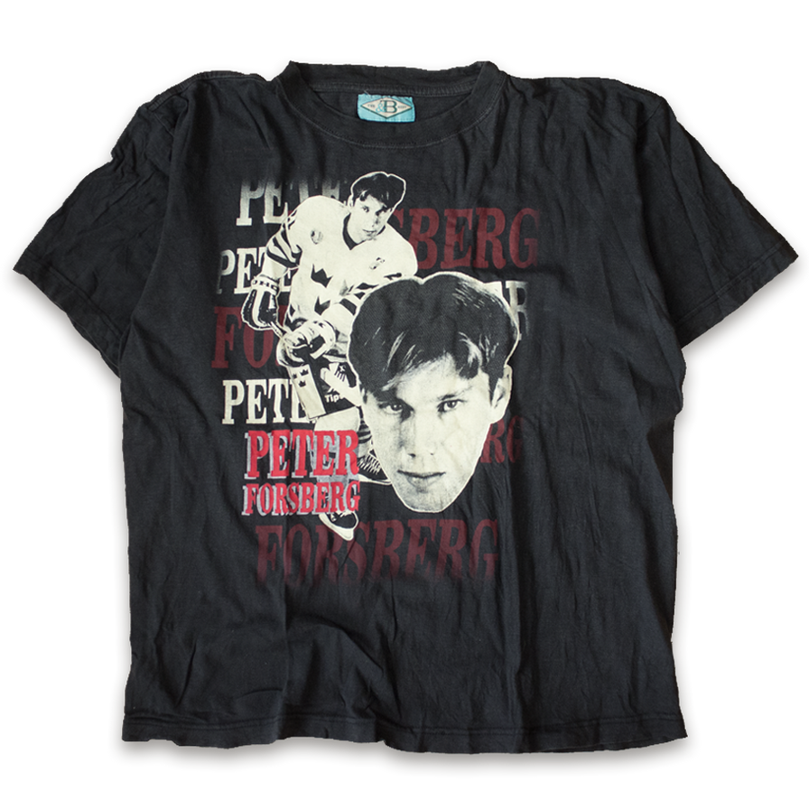 Rare Peter Forsberg T-Shirt Medium / Large - Double Double Vintage