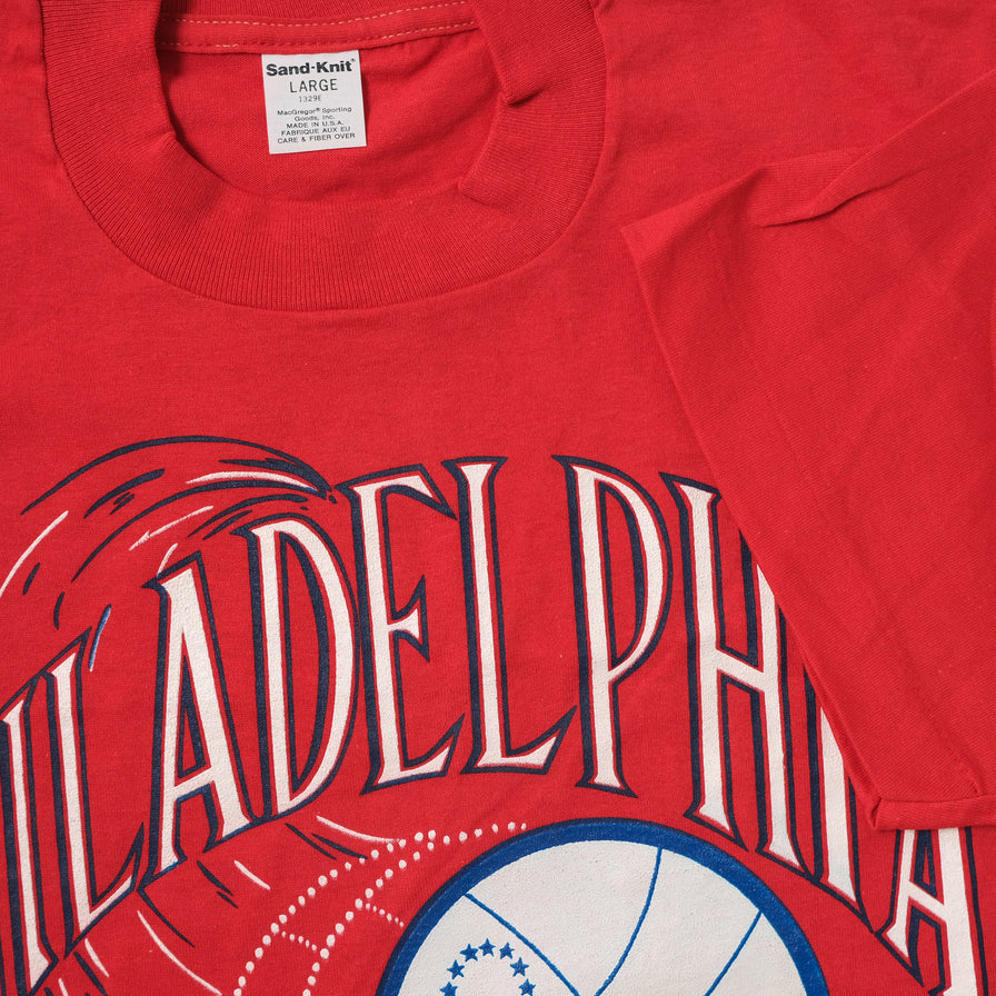 Vintage Deadstock Philadelphia 76ers T-Shirt Large