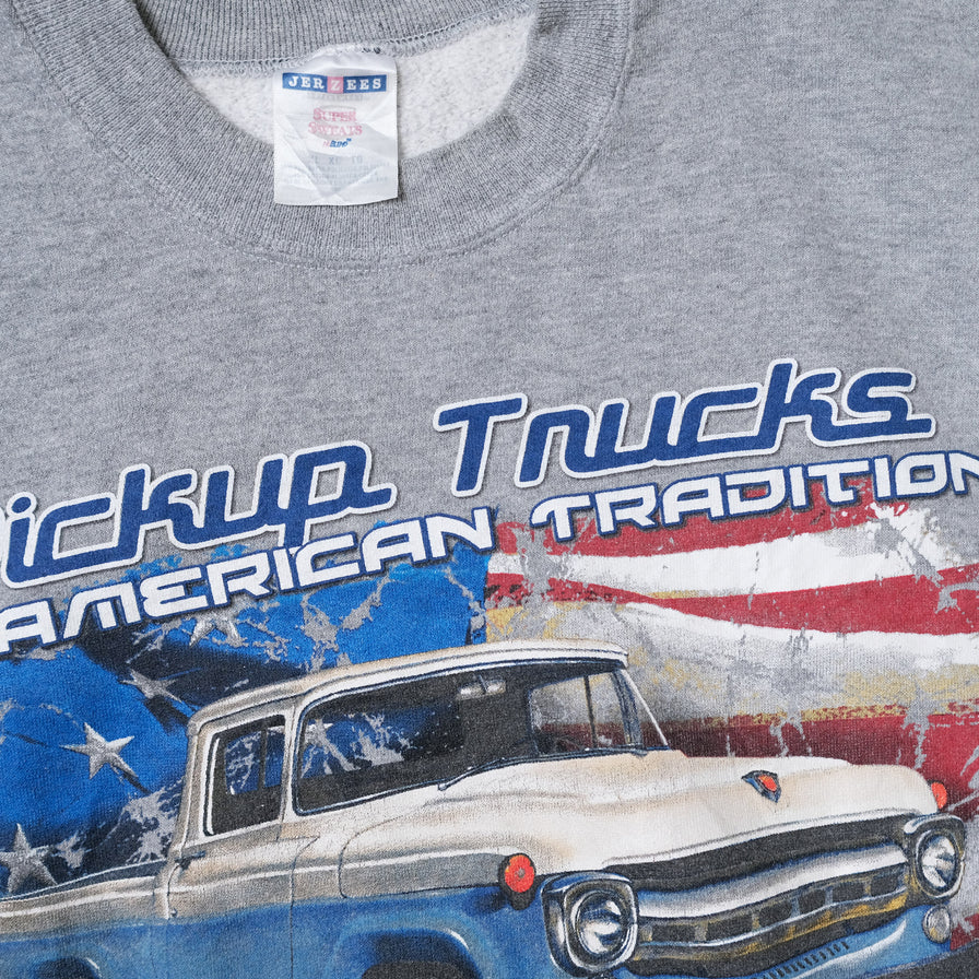 Vintage Pickup Trucks Sweater XLarge