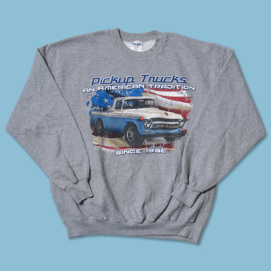 Vintage Pickup Trucks Sweater XLarge