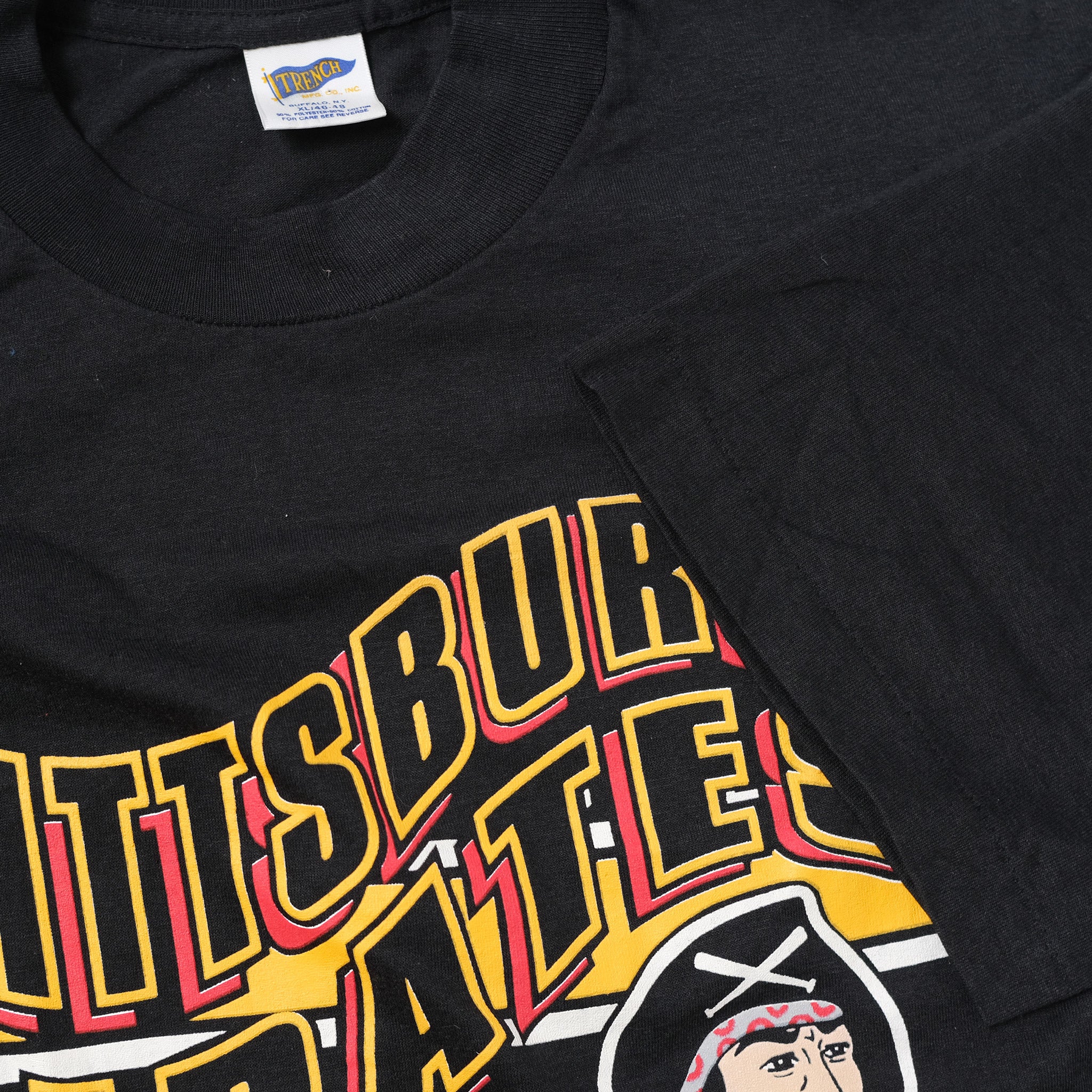 VINTAGEASSAULT Vintage 90s Pittsburgh Pirates Started Polo Shirt - Sz M 