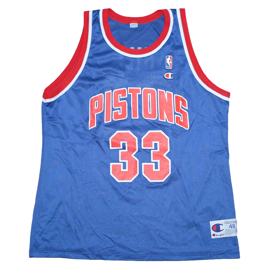 Vintage Grant Hill Detroit Pistons Jersey XLarge - Double Double Vintage