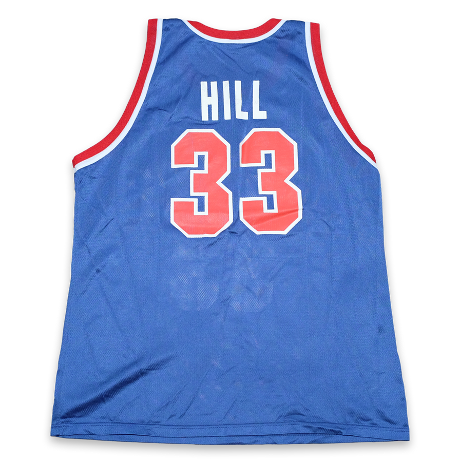 Vintage Grant Hill Detroit Pistons Jersey XLarge - Double Double Vintage