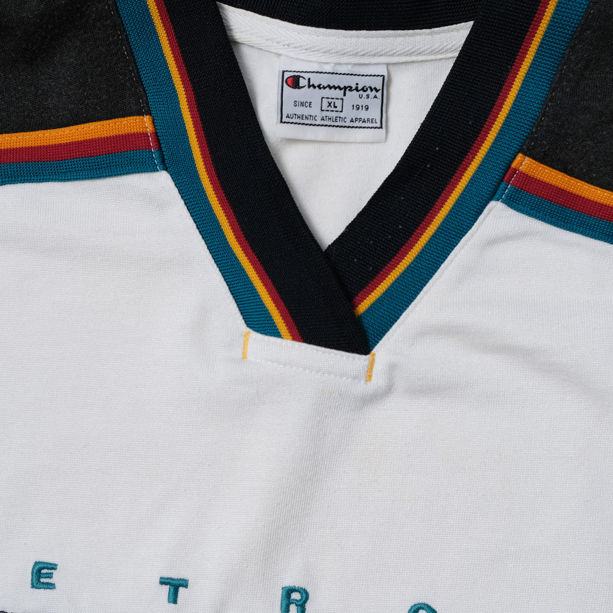 Vintage Champion Detroit Pistons Warm Up Shirt XLarge / XXL