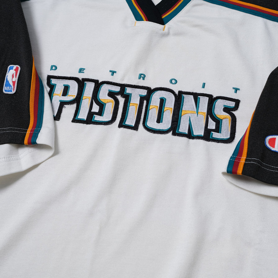 Detroit pistons best sale warm up shirt