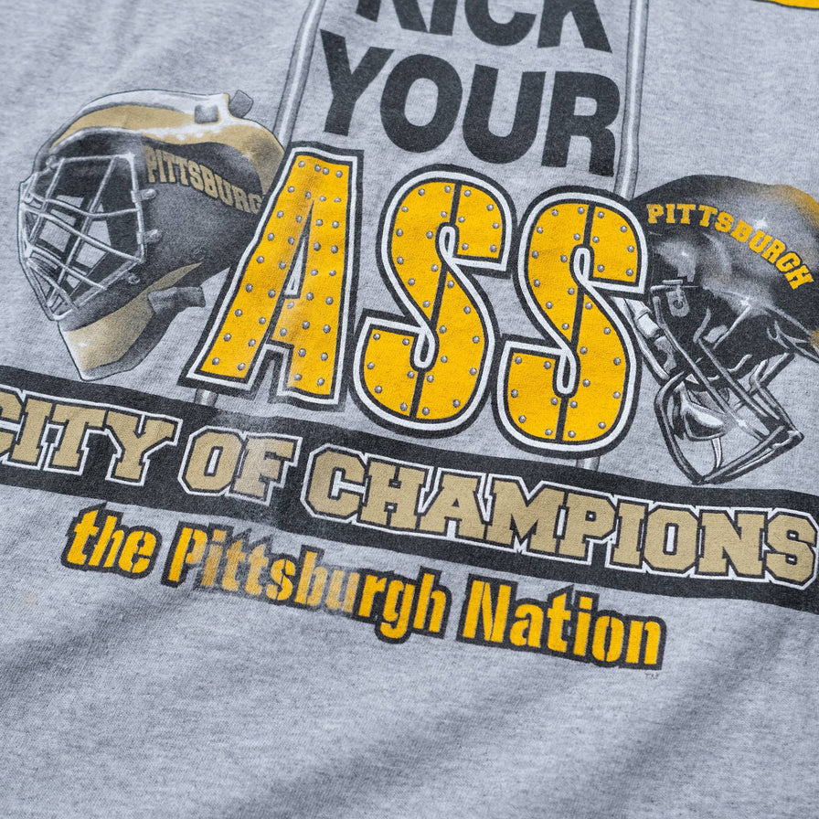 Vintage Pittsburgh Steelers & Penguins T-Shirt XLarge