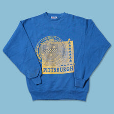 Vintage University Of Pittsburgh Sweater Medium