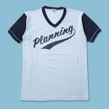 Vintage Planning V-Neck T-Shirt Large