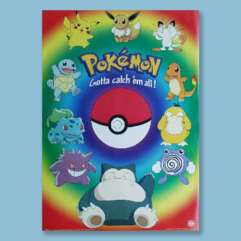 1999 Pokémon Poster 
