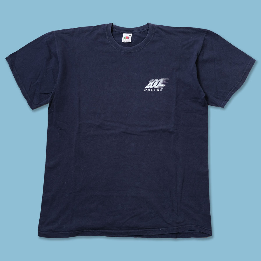 Vintage Police T-Shirt Large