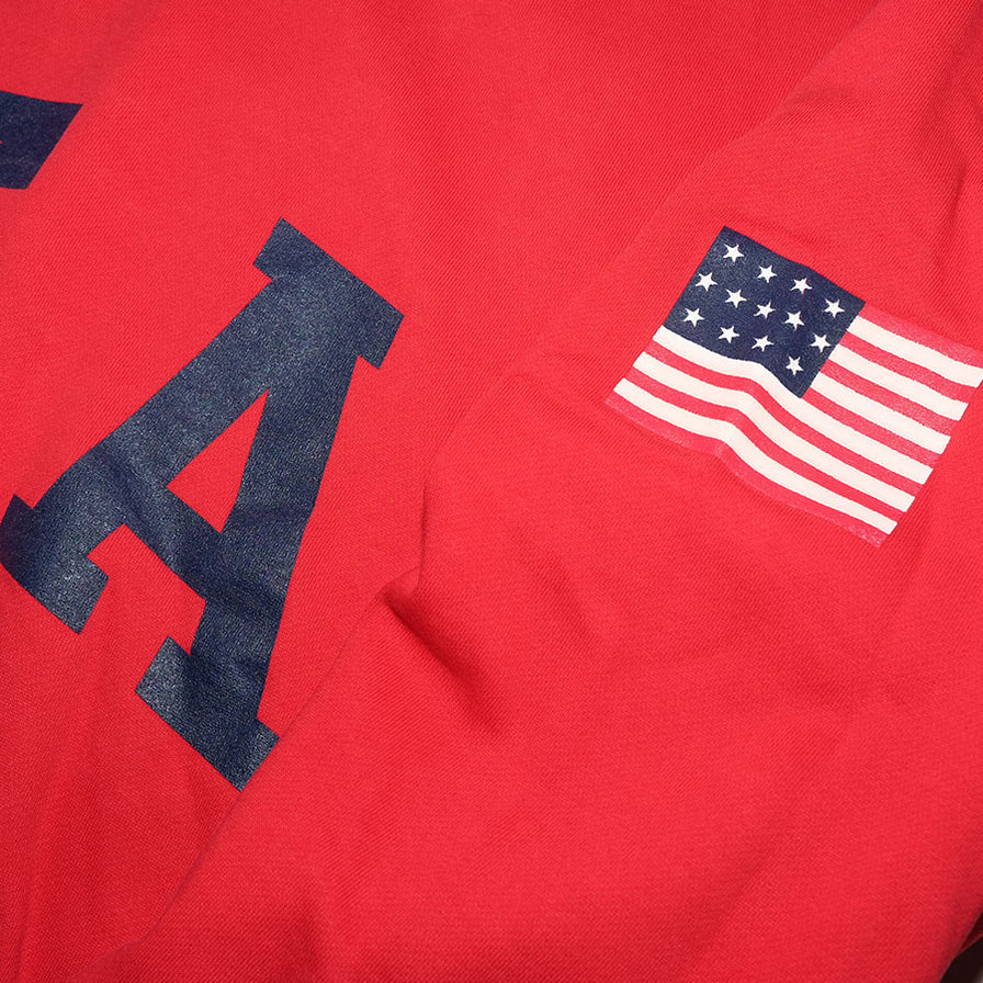 Vintage Polo Ralph Lauren USA Q-Zip Sweater Large / XLarge - Double Double Vintage