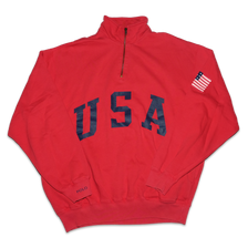 Vintage Polo Ralph Lauren USA Q-Zip Sweater Large / XLarge - Double Double Vintage