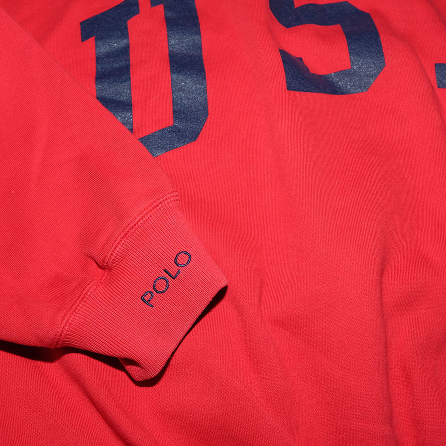 Vintage Polo Ralph Lauren USA Q-Zip Sweater Large / XLarge - Double Double Vintage