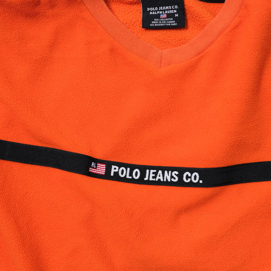 Vintage Polo Jeans Fleece Sweater Small